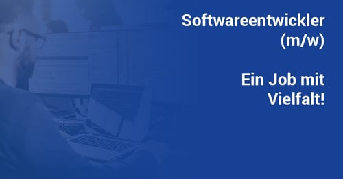 Softwareentwickler Job mit Vielfalt